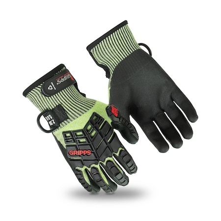 Gripps C5 Eco Impact Glove, Size L, 12PK S21628-L-12PK